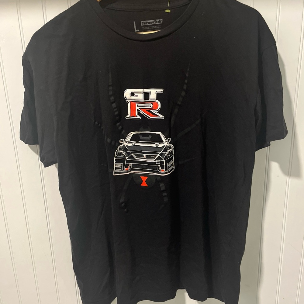Tuner Cult Nissan Skyline GTR Logo Spider Tee T-Shirt Black - Size Large RARE